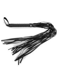 Charger l&#39;image dans la galerie, Fouet martinet à lanières noir