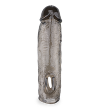 Charger l&#39;image dans la galerie, Fourreau pénien noir strié Zeus