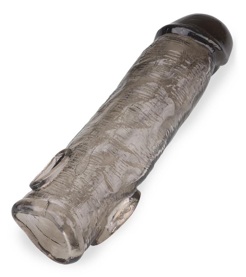 Fourreau pénien noir strié Zeus