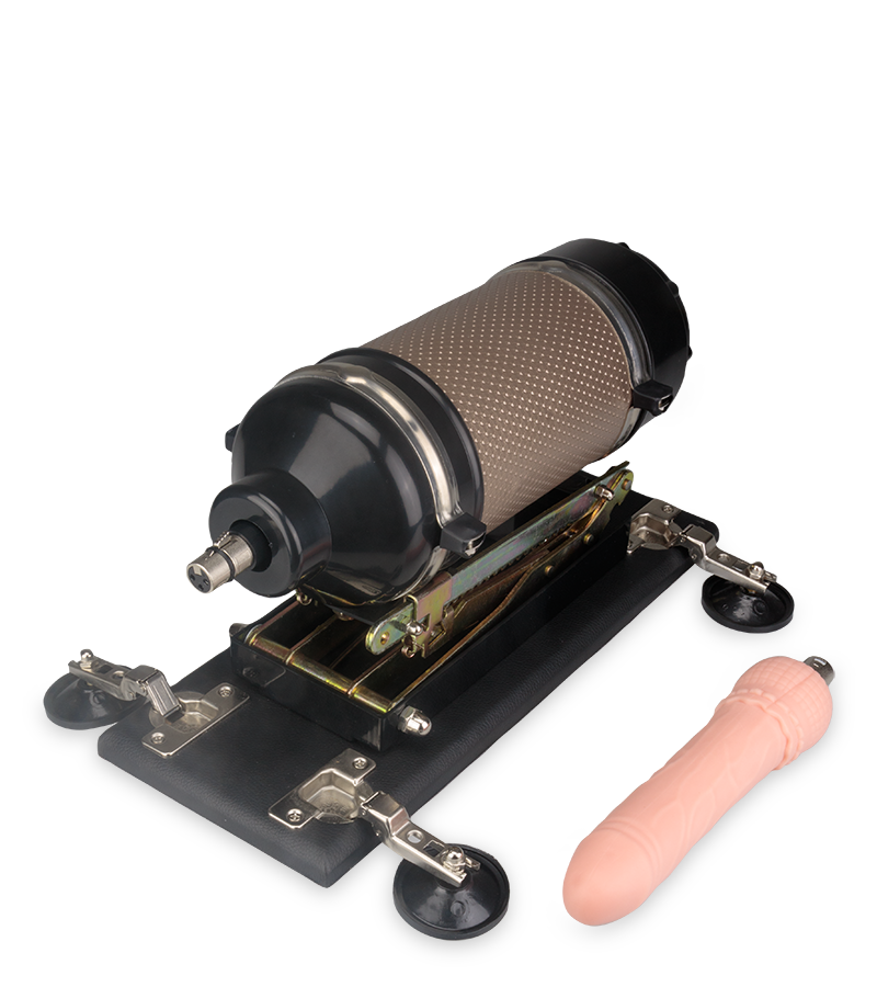 Fucking machine avec gode Tim