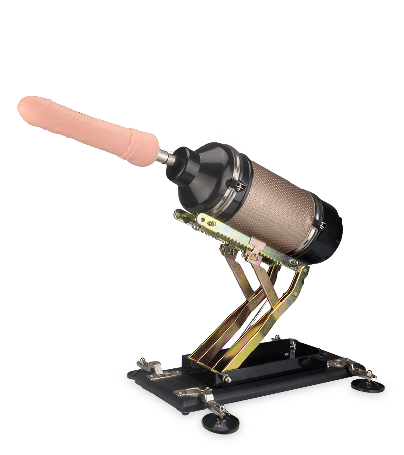 Fucking machine avec gode Tim