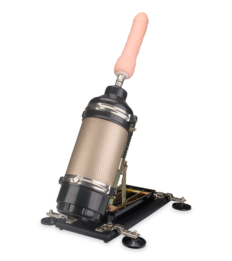 Fucking machine avec gode Tim