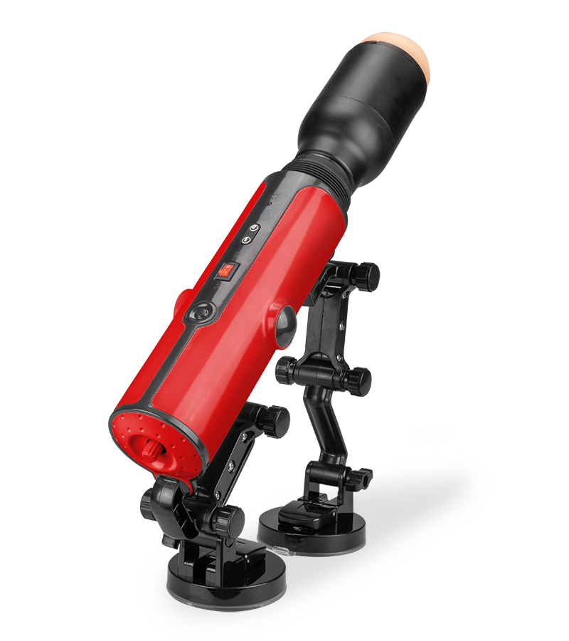 Fucking machine avec masturbateur vibrant