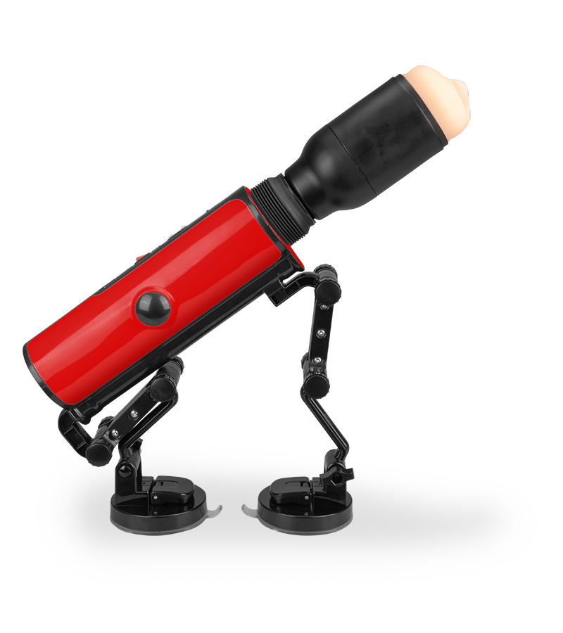 Fucking machine avec masturbateur vibrant