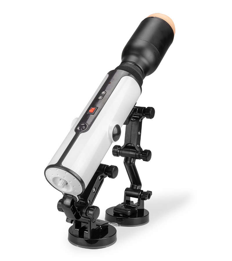 Fucking machine avec masturbateur vibrant