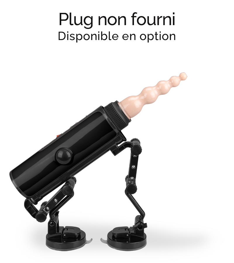 Fucking machine avec masturbateur vibrant