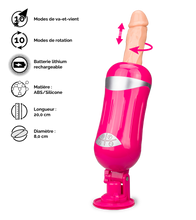 Charger l&#39;image dans la galerie, Fucking machine extreme et gode réaliste