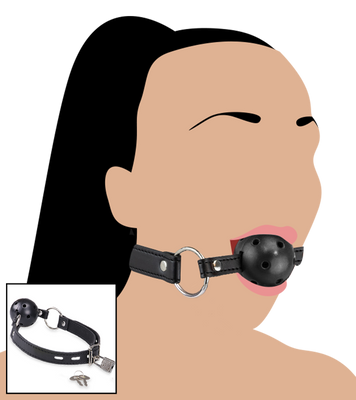 Gag-ball bâillon de bondage BDSM