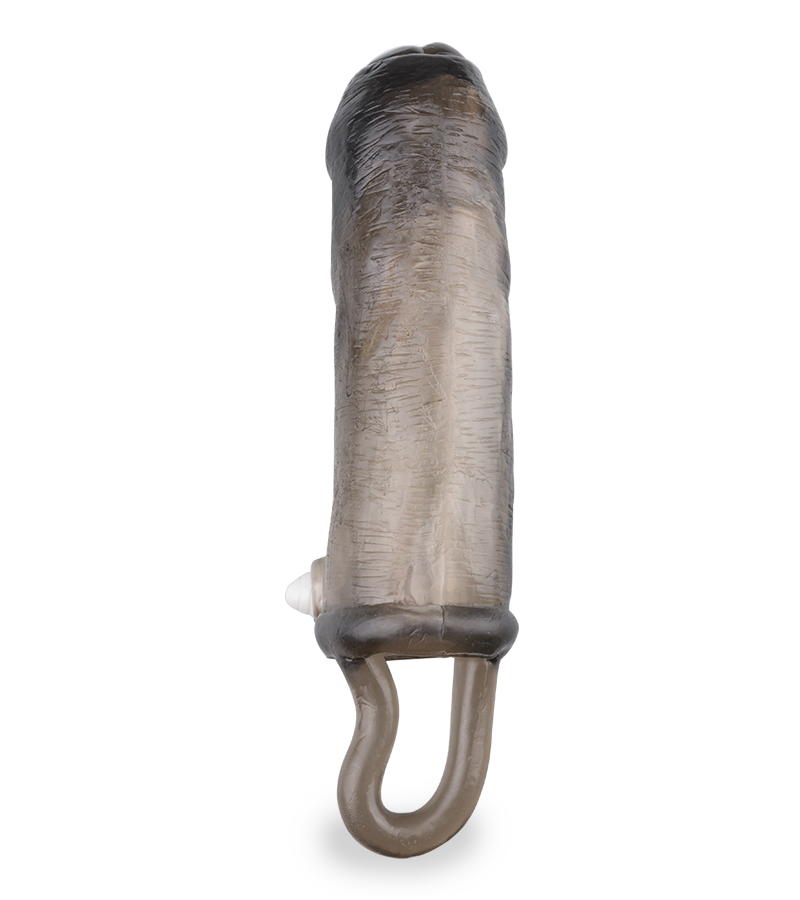 Gaine à pénis vibrante avec prépuce Héraclès