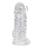 Gaine à picots et gland vibrant