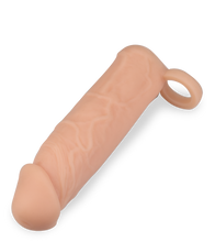 Charger l&#39;image dans la galerie, Gaine pénis réaliste en silicone médical 18,0cm