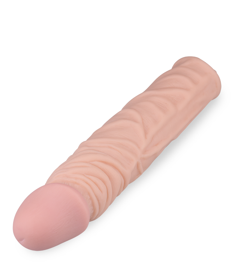 Gaine pénis réaliste gland et veines XL