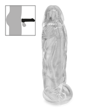 Charger l&#39;image dans la galerie, Gaine pénis testicules veinée transparente