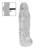 Gaine pénis testicules veinée transparente