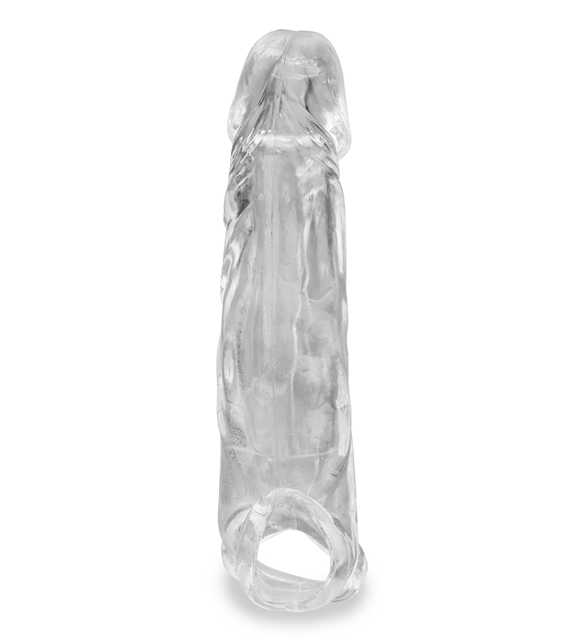 Gaine pénis testicules veinée transparente