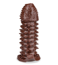 Charger l&#39;image dans la galerie, Gaine pour pénis black double stimulation avec picots