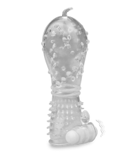 Charger l&#39;image dans la galerie, Gaine réaliste crystal picots vibrante