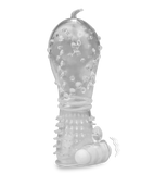 Gaine réaliste crystal picots vibrante