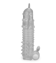 Charger l&#39;image dans la galerie, Gaine transparente vibrante à picots