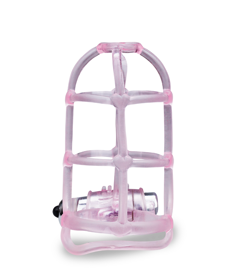 Gaine vibrante cage à pénis