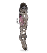 Charger l&#39;image dans la galerie, Gaine vibrante cage à pénis noire