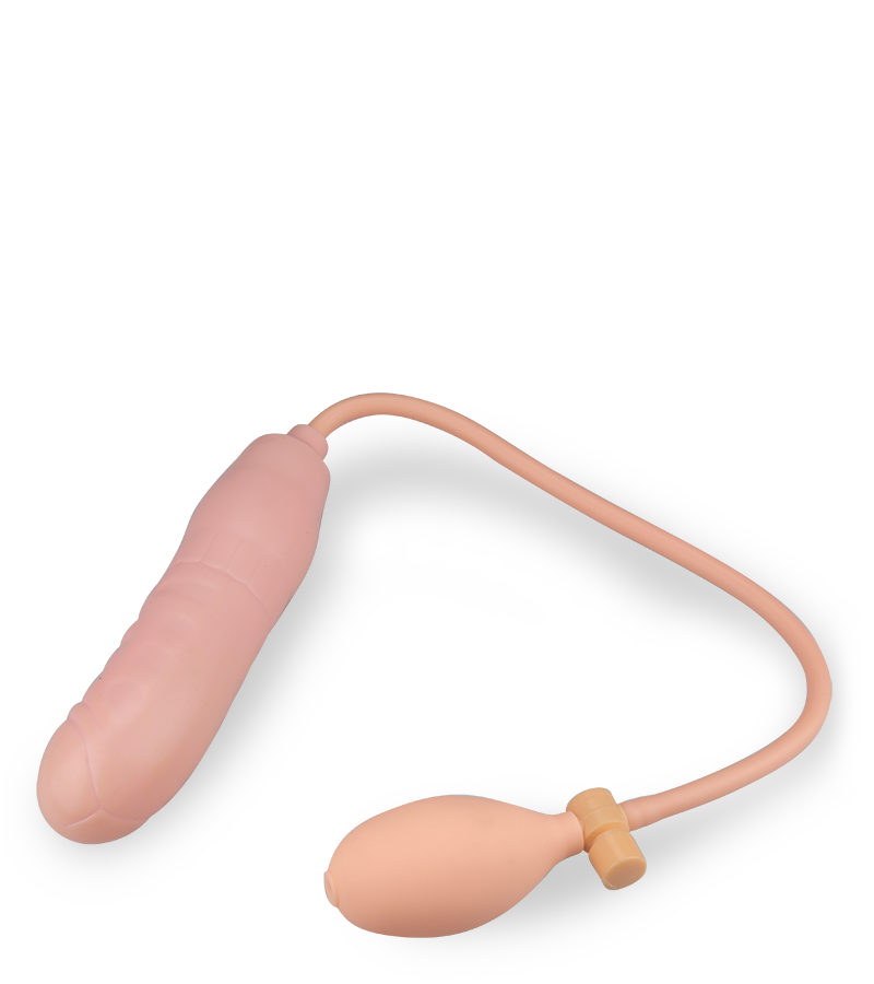 Gode anal à pompe gonflable