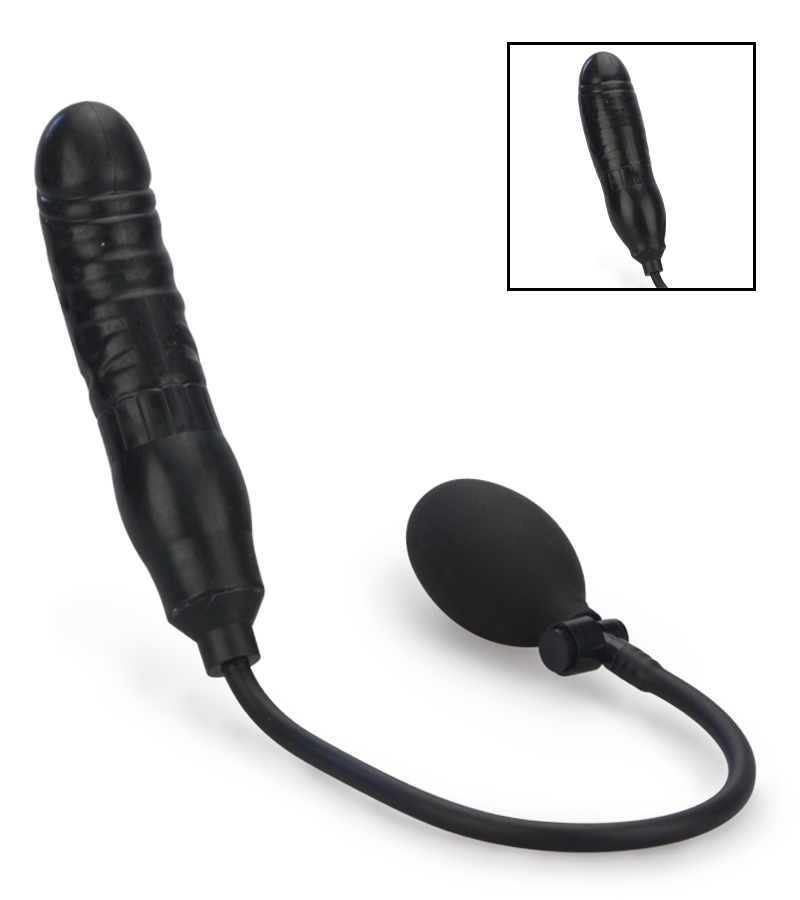 Gode anal à pompe gonflable