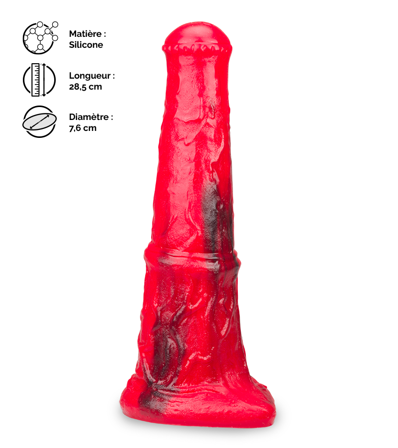 Gode animal Cheval gros diamètre