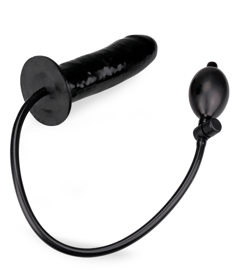 Gode Black Gonflable à Pompe