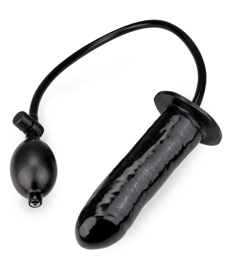 Gode Black Gonflable à Pompe