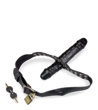Charger l&#39;image dans la galerie, Gode ceinture bâillon pénis black