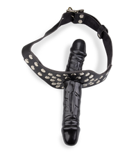Charger l&#39;image dans la galerie, Gode ceinture bâillon pénis black