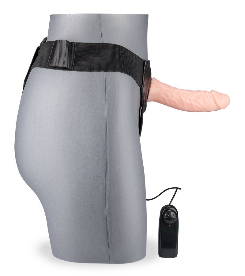 Gode ceinture creux à vibration Sacha