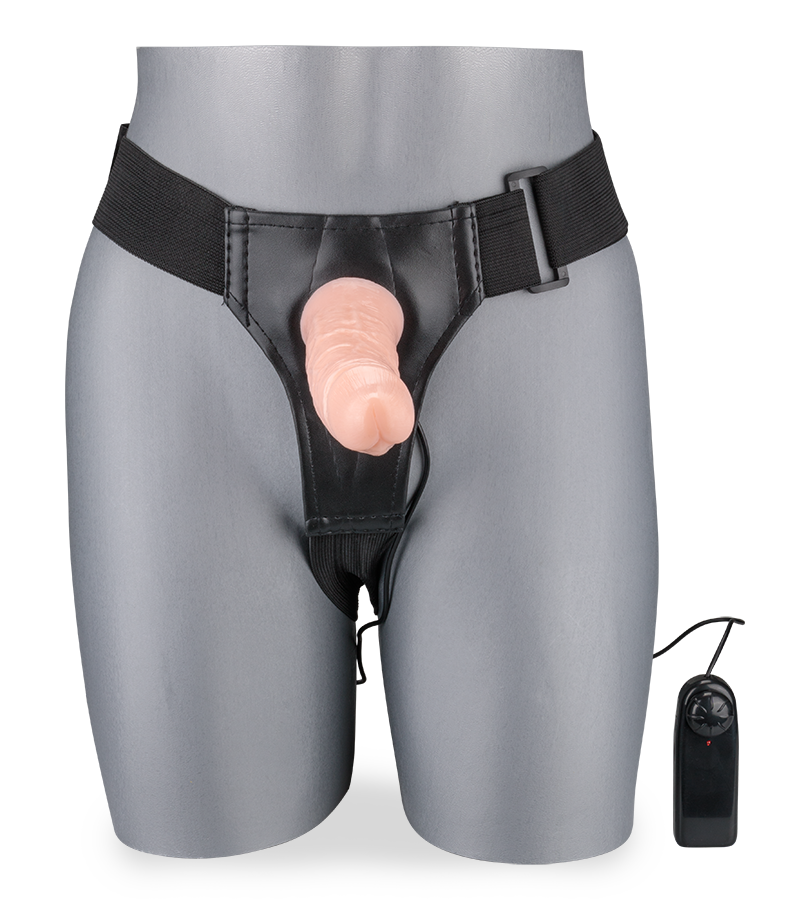 Gode ceinture creux à vibration Sacha