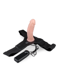 Charger l&#39;image dans la galerie, Gode ceinture creux à vibration Sacha