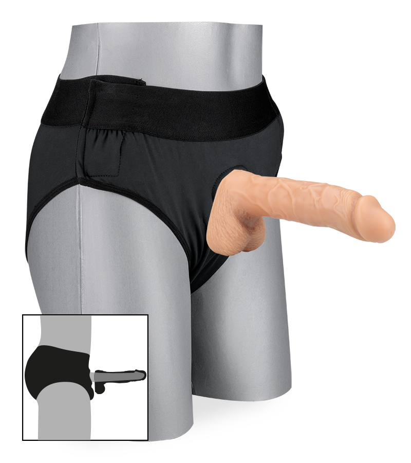 Gode ceinture creux en silicone 21,0cm Steven