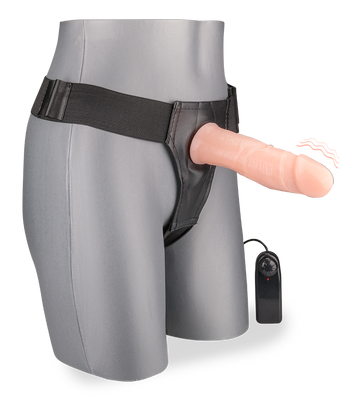 Gode ceinture creux XXL vibrant