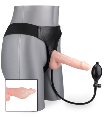 Gode ceinture gonflable à pompe