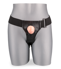 Charger l&#39;image dans la galerie, Gode ceinture harnais creux veiné