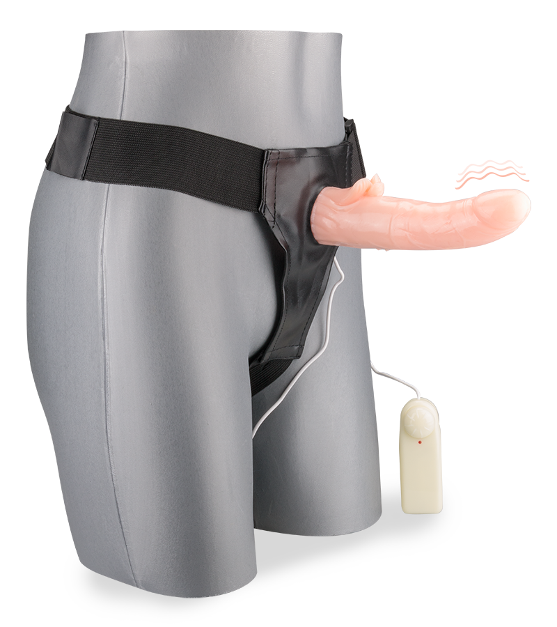 Gode ceinture rotatif avec ergot