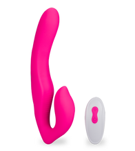 Charger l&#39;image dans la galerie, Gode ceinture sans harnais télécommandé GirlBoss