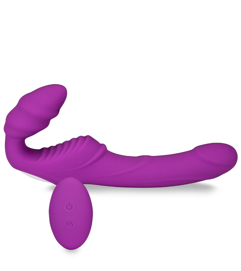 Gode ceinture sans harnais télécommandé Nana