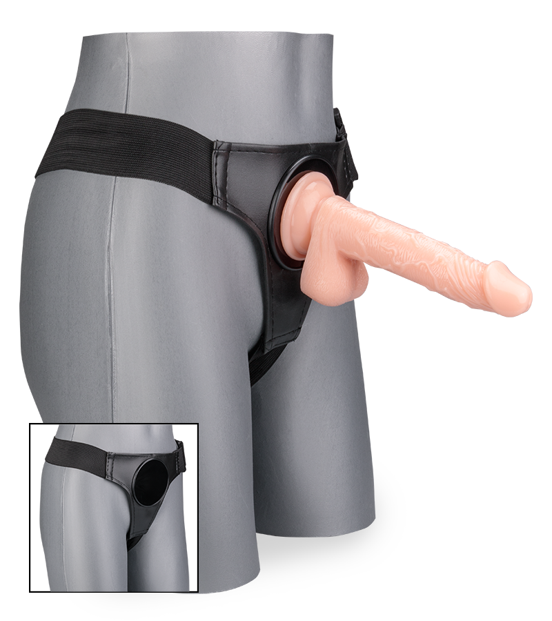 Gode ceinture ventousable 16,5cm Cody