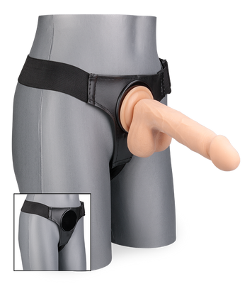 Gode ceinture ventousable 19,5cm Victor