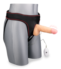 Charger l&#39;image dans la galerie, Gode ceinture vibrant 18,0cm 10 modes