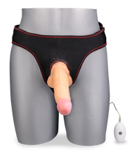 Charger l&#39;image dans la galerie, Gode ceinture vibrant 20,0cm 10 modes