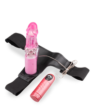 Charger l&#39;image dans la galerie, Gode ceinture vibro rabbit base large