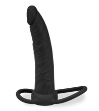 Charger l&#39;image dans la galerie, Gode double pénétrateur anneau cockring