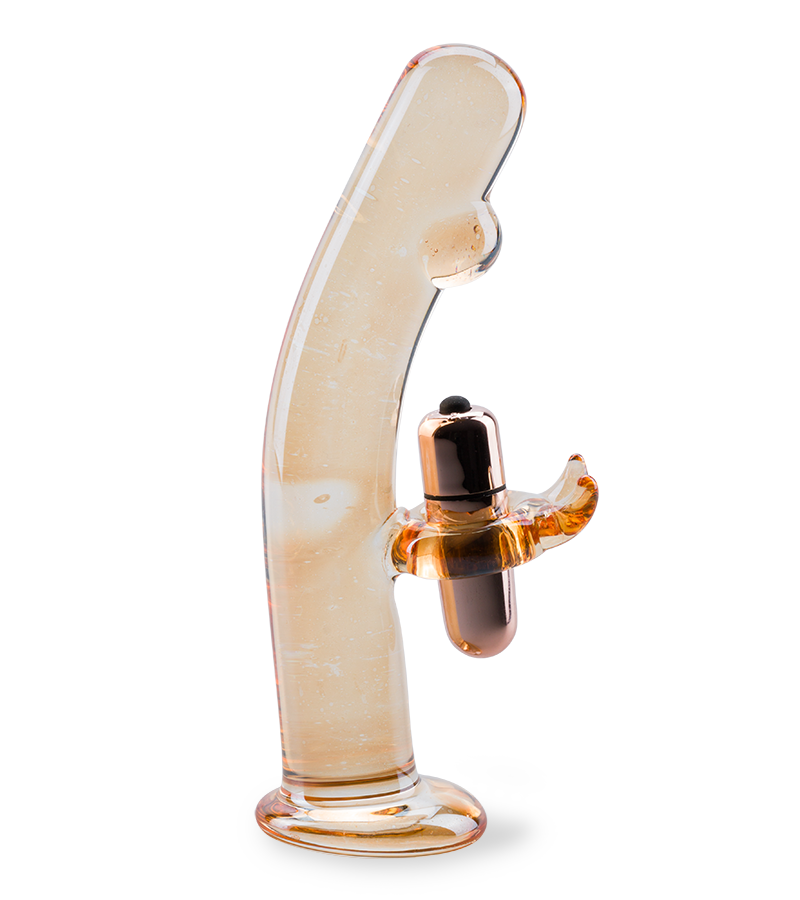 Gode en verre rabbit vibrant Mr Pleasure