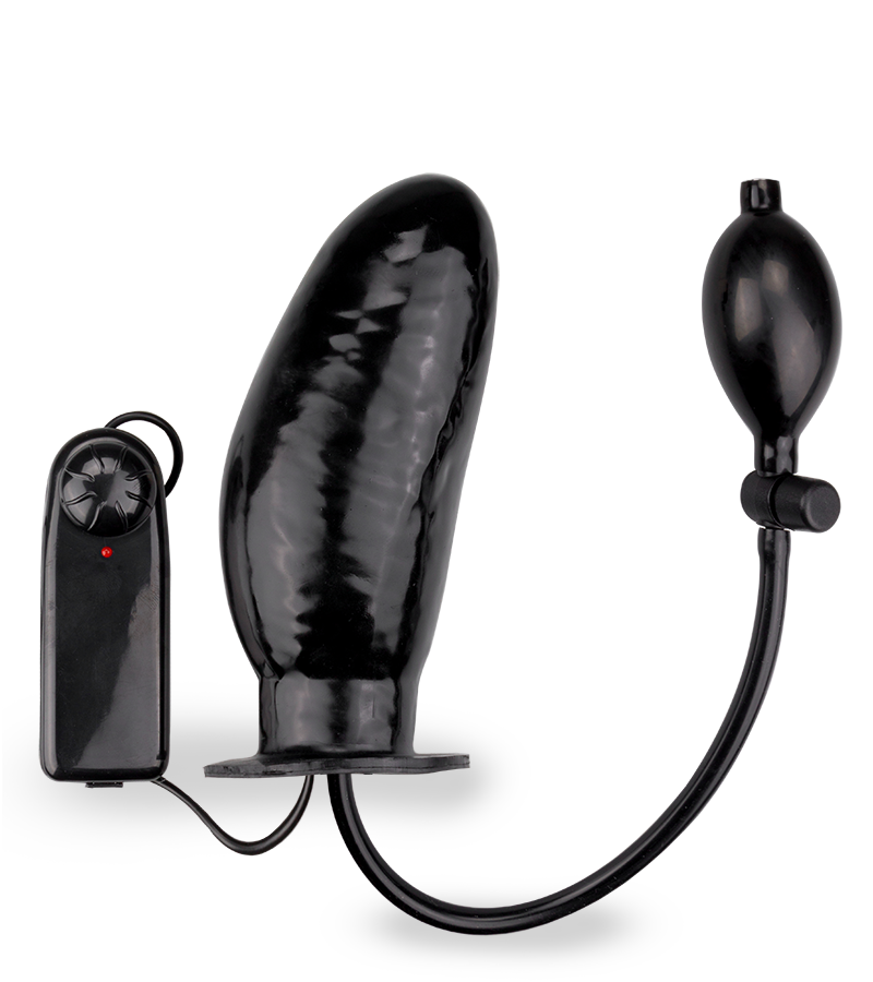 Gode gonflable vibrant à pompe